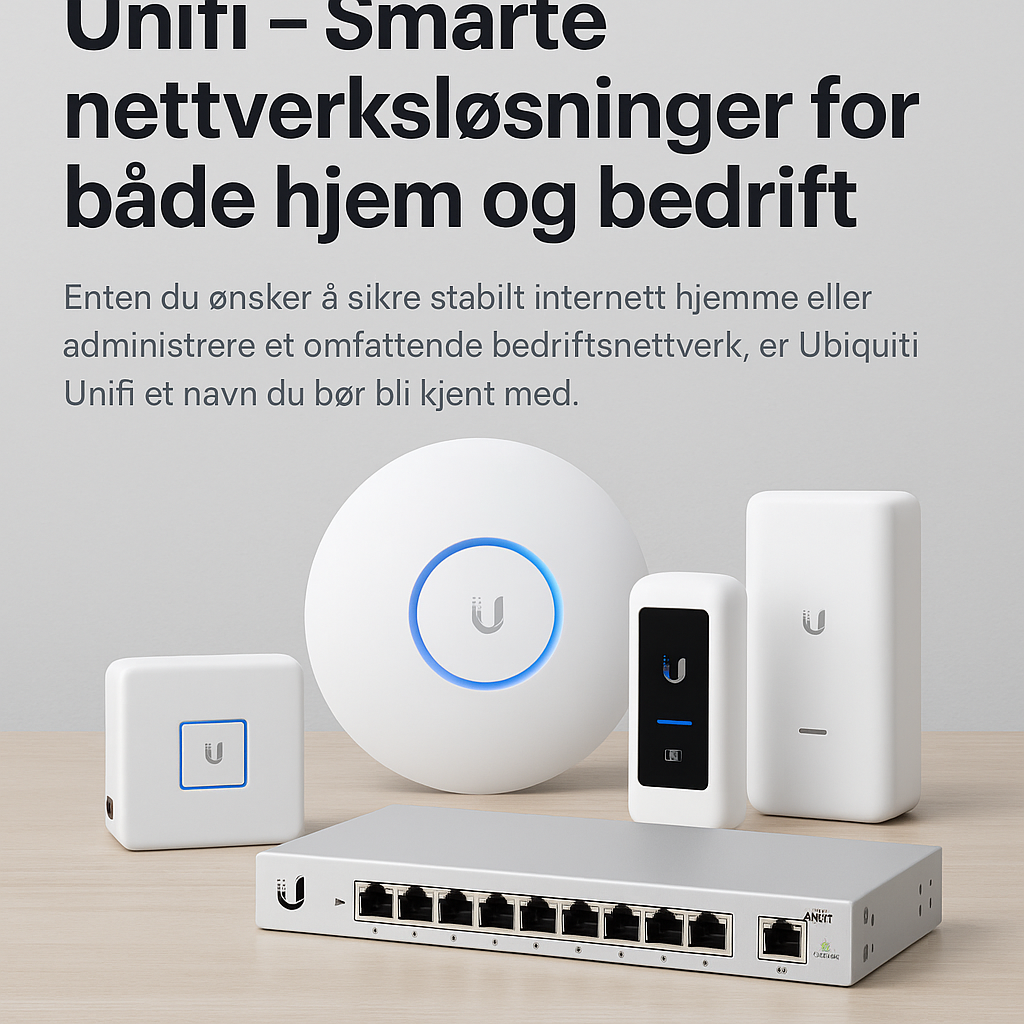 Unifi – Smarte nettverksløsninger for både hjem og bedrift