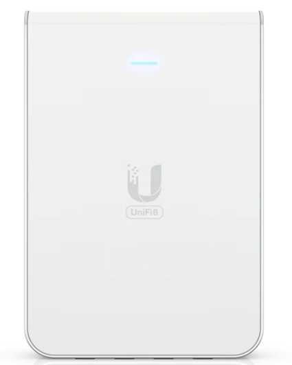 UniFi Wifi 6 In-wall 1xRJ45(PoE in) 4xRJ45