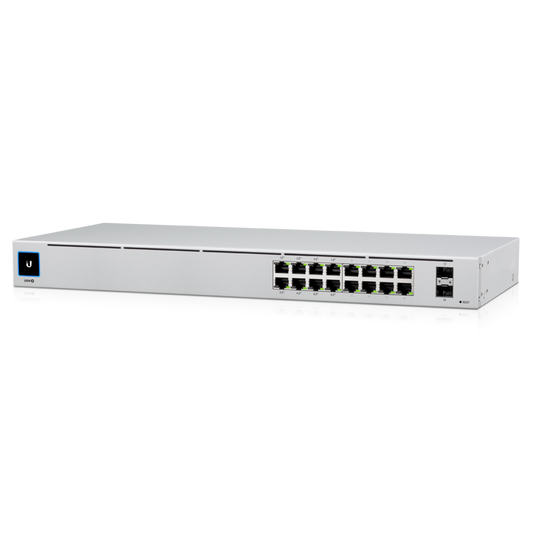 UniFi Switch Gen2 16-Port 16 x RJ45(8xPoE+), 2xSFP, 42W budget